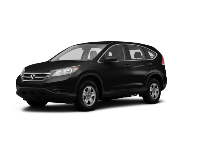 2014 Honda CR-V LX, front three-quarter view, paint 1 of 8