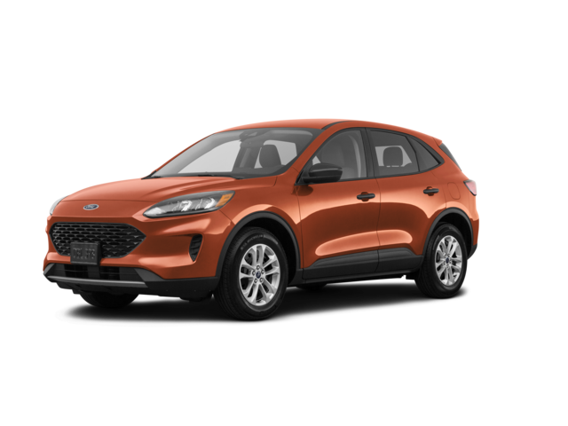 2020 Ford Escape S, front three-quarter view, paint 1 of 8