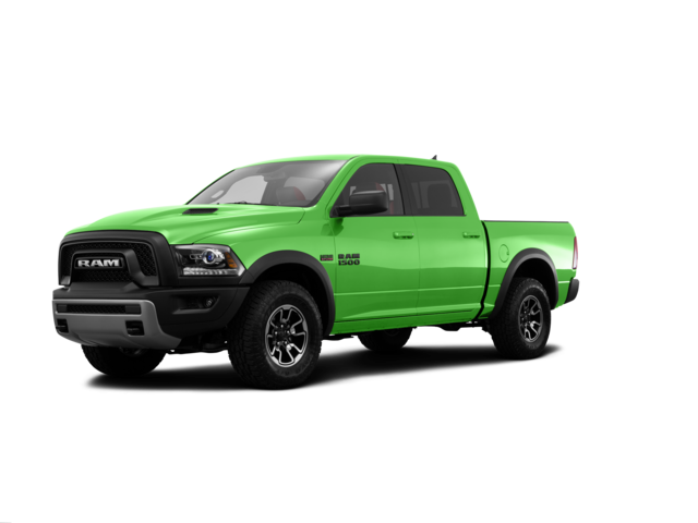 2016 Ram 1500 Rebel, front three-quarter view, paint 1 of 8