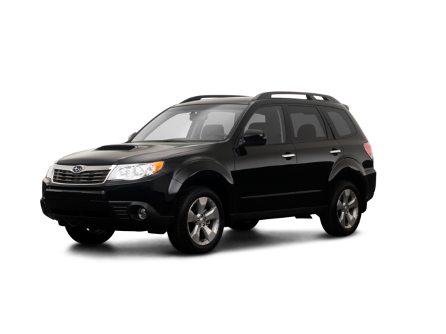 2009 Subaru Forester 2.5XT, front three-quarter view, paint 1 of 8