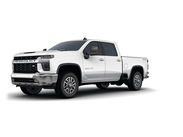 2021 Chevrolet Silverado 2500 HD LT, front three-quarter view, paint 1 of 8