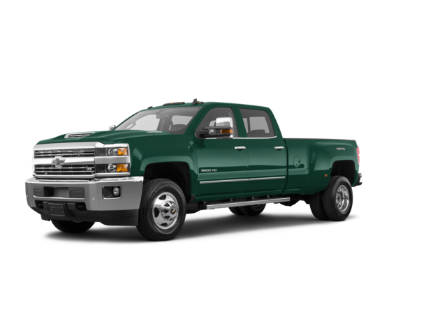 2017 Chevrolet Silverado 3500 HD LT, front three-quarter view, paint 1 of 8