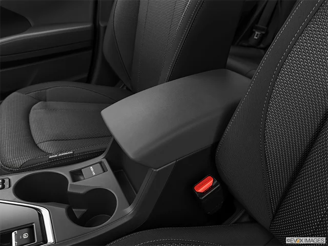 2026 Subaru Crosstrek | Front center console with closed lid, from driver’s side looking down