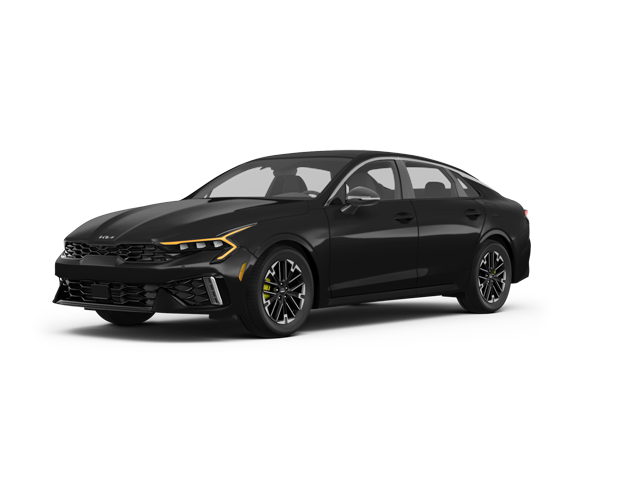 2025 Kia K5 GT, front three-quarter view, paint 1 of 7
