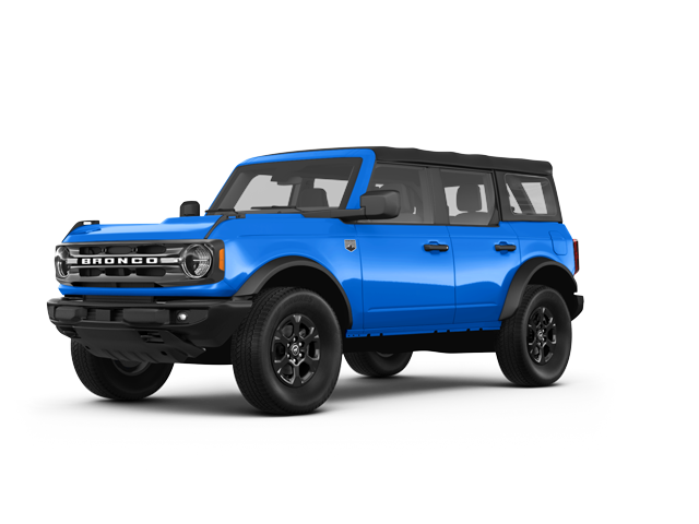 2024 Ford Bronco Big Bend, front three-quarter view, paint 1 of 8