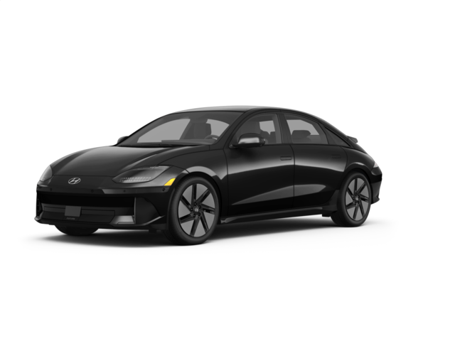 2025 Hyundai Ioniq 6 SE Standard Range, front three-quarter view, paint 1 of 5