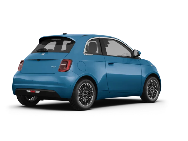 2026 Fiat 500e | Rear 3/4 angle view