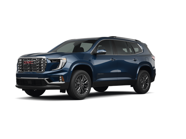 2025 GMC Acadia Denali, front three-quarter view, paint 1 of 6
