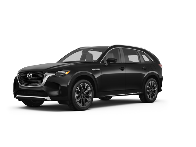 2025 Mazda CX-90 PHEV Preferred, front three-quarter view, paint 1 of 8