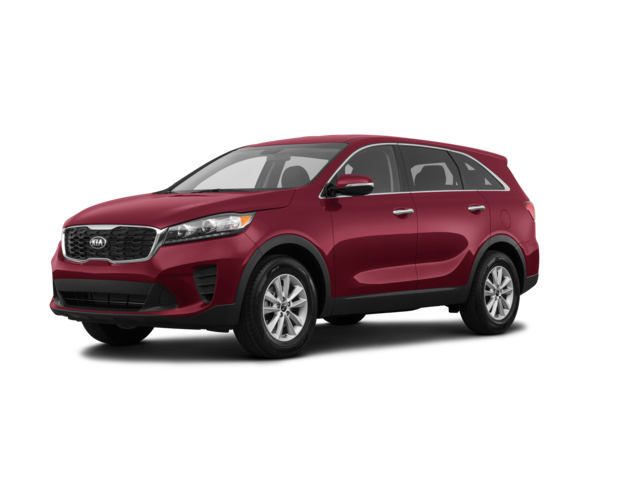 2020 Kia Sorento EX, front three-quarter view, paint 1 of 8