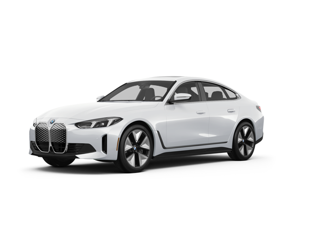 2025 BMW i4 eDrive40, front three-quarter view, paint 1 of 8