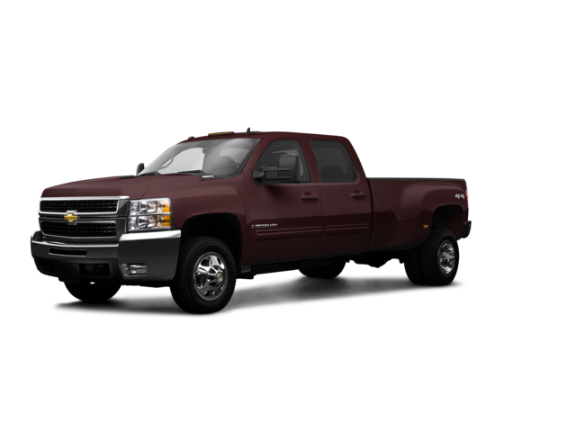 2009 Chevrolet Silverado 3500 HD LT, front three-quarter view, paint 1 of 8