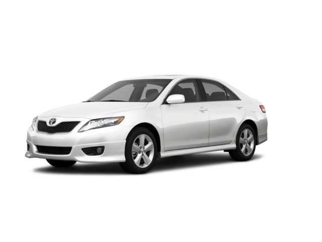 2011 Toyota Camry SE, front three-quarter view, paint 1 of 8