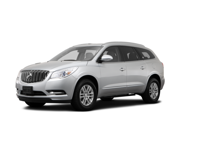 2014 Buick Enclave Convenience Group, front three-quarter view, paint 1 of 8