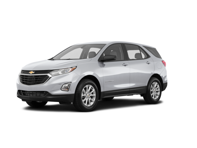2021 Chevrolet Equinox L, front three-quarter view, paint 1 of 2