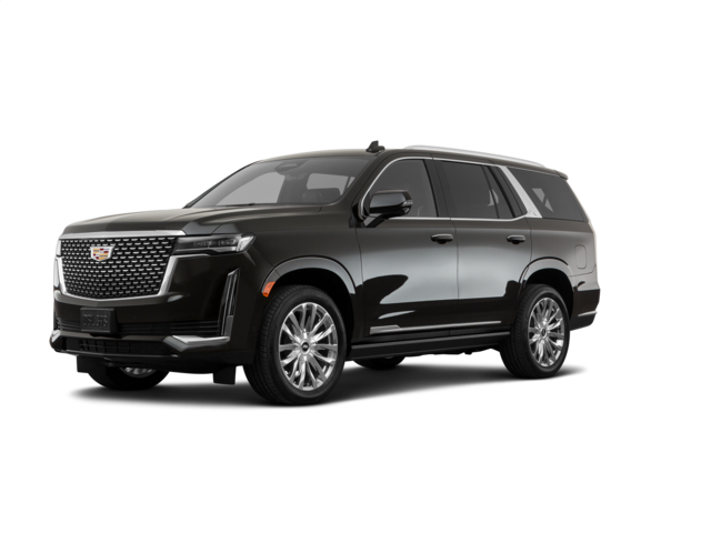 2022 Cadillac Escalade Luxury, front three-quarter view, paint 1 of 8