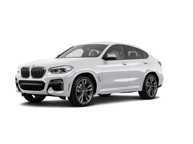 2020 BMW X4 M40i, front three-quarter view, paint 1 of 8