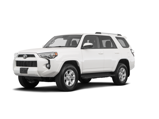 2019 Toyota 4Runner SR5, front three-quarter view, paint 1 of 8