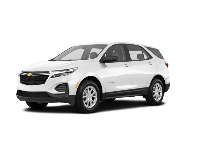 2023 Chevrolet Equinox LS, front three-quarter view, paint 1 of 4