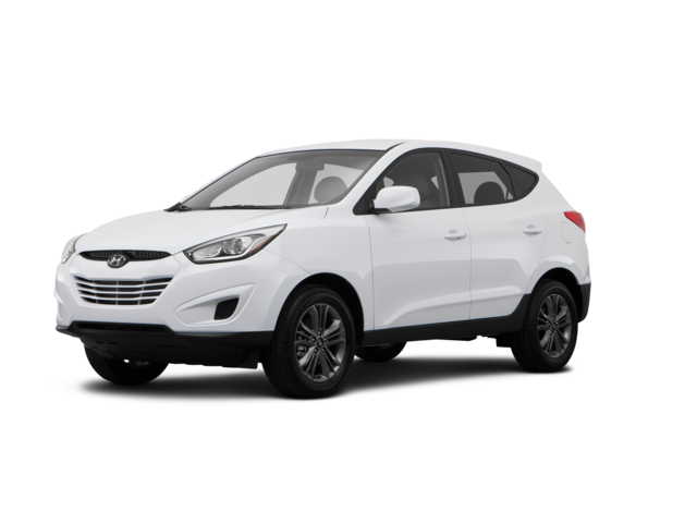 2015 Hyundai Tucson GLS, front three-quarter view, paint 1 of 8