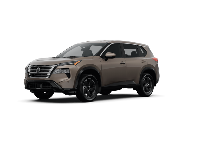 2024 Nissan Rogue SV, front three-quarter view, paint 1 of 8