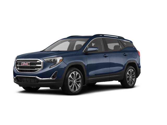 2018 GMC Terrain SLT, front three-quarter view, paint 1 of 8