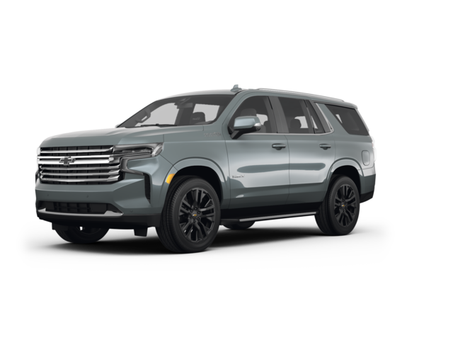 2024 Chevrolet Tahoe High Country, front three-quarter view, paint 1 of 8