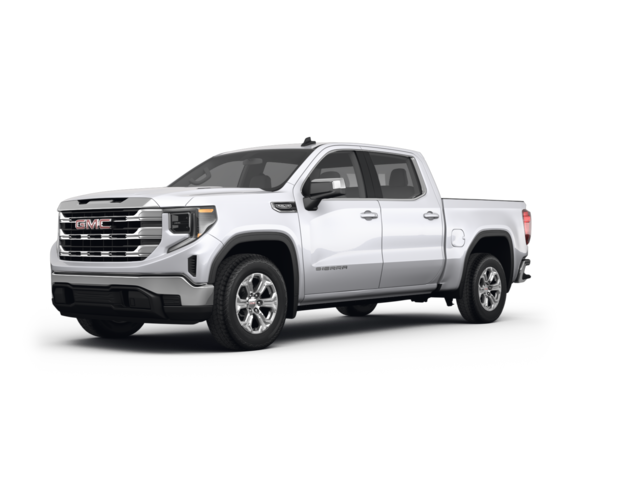 2022 GMC Sierra 1500 SLE, front three-quarter view, paint 1 of 8
