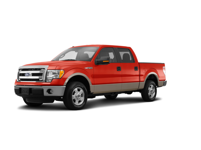 2014 Ford F-150 XLT, front three-quarter view, paint 1 of 8