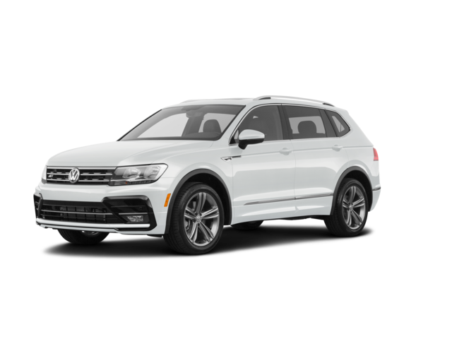 2019 Volkswagen Tiguan S 4MOTION, front three-quarter view, paint 1 of 8