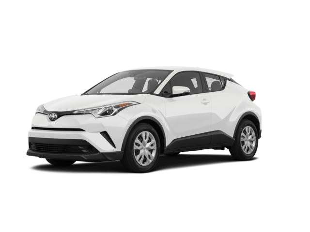 2019 Toyota C-HR LE, front three-quarter view, paint 1 of 8
