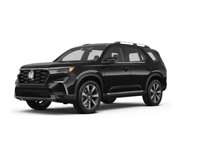 2025 Honda Pilot Elite, front three-quarter view, paint 1 of 8