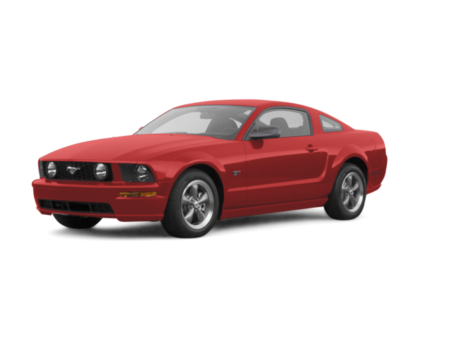 2007 Ford Mustang Deluxe, front three-quarter view, paint 1 of 8