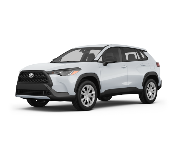 2024 Toyota Corolla Cross L, front three-quarter view, paint 1 of 4