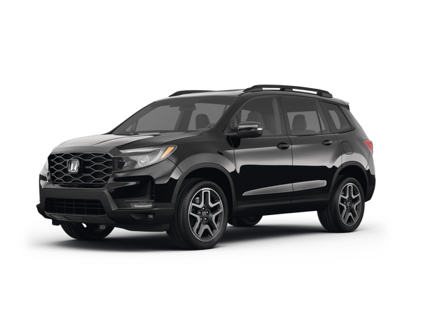 2022 Honda Passport Elite, front three-quarter view, paint 1 of 7