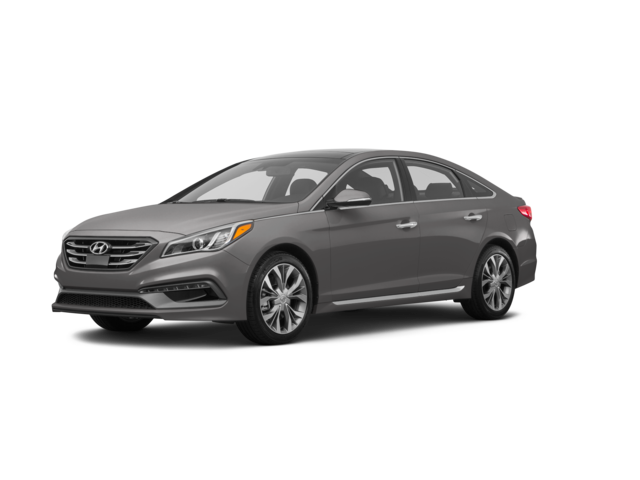 2017 Hyundai Sonata Limited 2.0T, front three-quarter view, paint 1 of 8