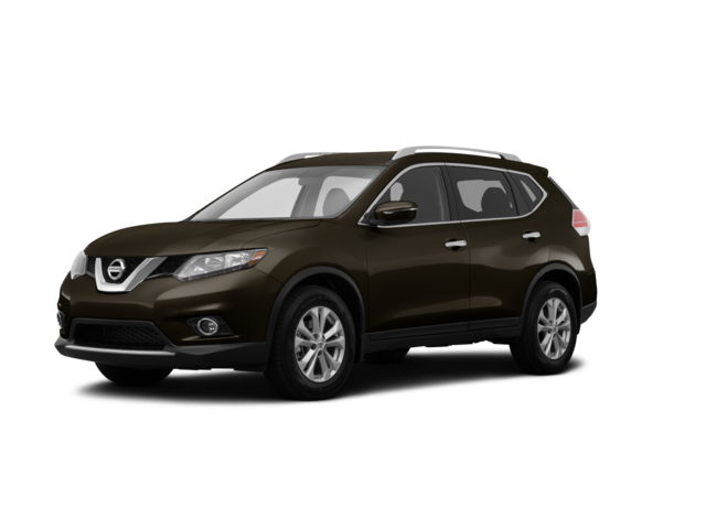2014 Nissan Rogue SV, front three-quarter view, paint 1 of 8
