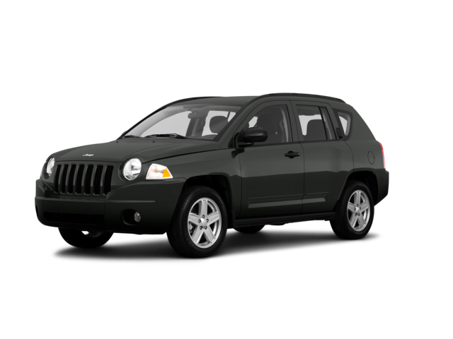 2010 Jeep Compass Sport, front three-quarter view, paint 1 of 8
