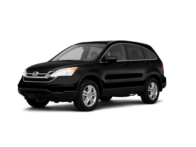 2010 Honda CR-V EX-L, front three-quarter view, paint 1 of 8
