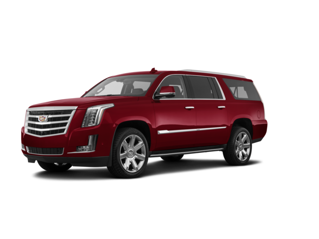 2018 Cadillac Escalade ESV Luxury, front three-quarter view, paint 1 of 8
