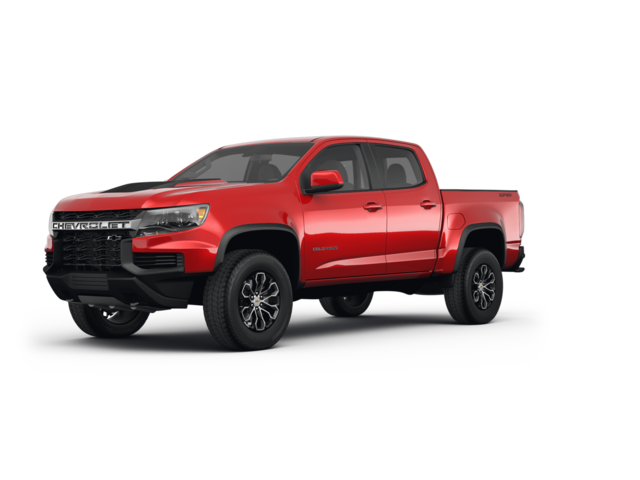 2022 Chevrolet Colorado ZR2, front three-quarter view, paint 1 of 8