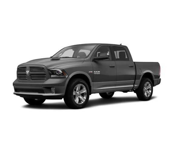 2014 Ram 1500 HFE, front three-quarter view, paint 1 of 8