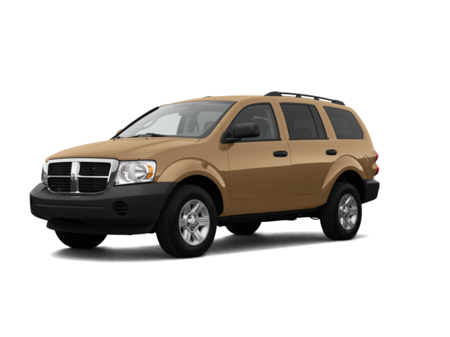 2007 Dodge Durango SXT, front three-quarter view, paint 1 of 8