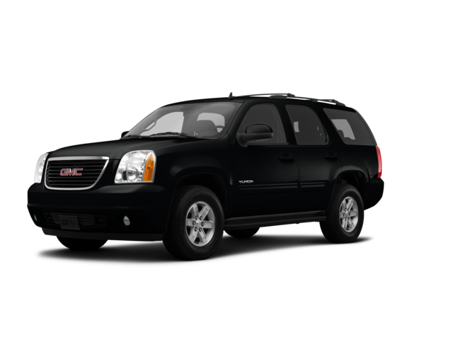 2014 GMC Yukon SLE, front three-quarter view, paint 1 of 7
