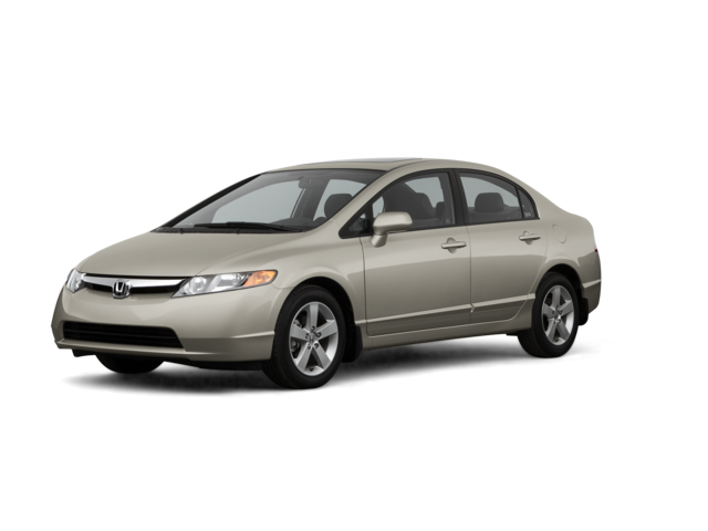 2005 Honda Civic EX, front three-quarter view, paint 1 of 8