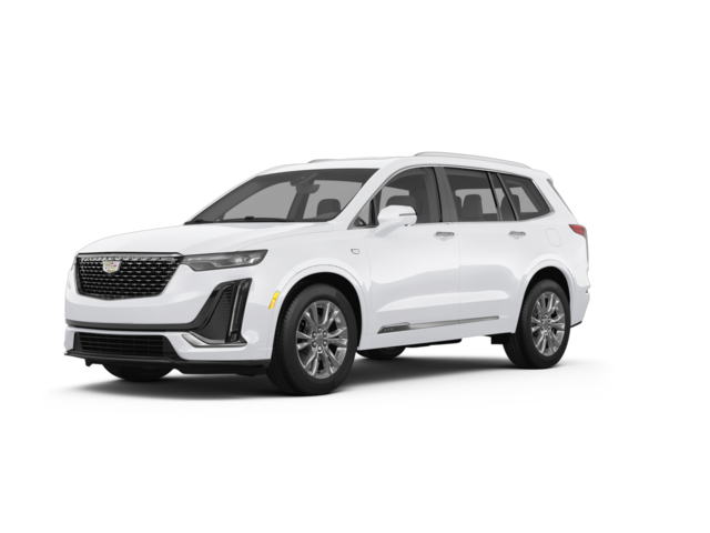 2022 Cadillac XT6 Luxury, front three-quarter view, paint 1 of 8