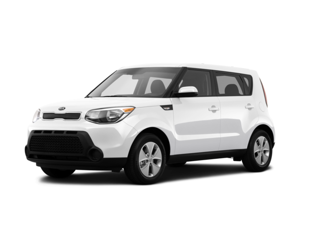 2014 Kia Soul Base, front three-quarter view, paint 1 of 8