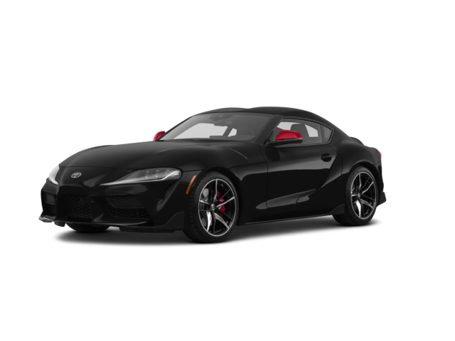 2021 Toyota GR Supra 2, front three-quarter view, paint 1 of 8
