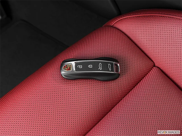 2027 Porsche Taycan | Key fob on driver’s seat