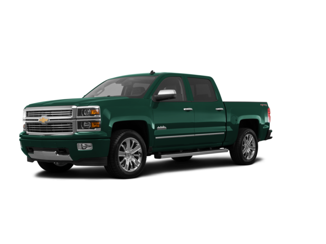 2015 Chevrolet Silverado 1500 High Country, front three-quarter view, paint 1 of 8